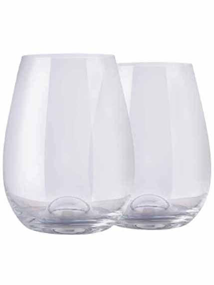 Dartington Stemless Wine Glasses-2pk
