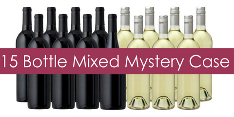 15 Bottle Mixed (8 Reds-7 Whites) Mystery Case