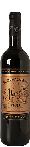 Los Hermanos Manzanos Rioja Reserva