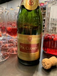 sparkling wine used in apple cranberry mimosa recipe
