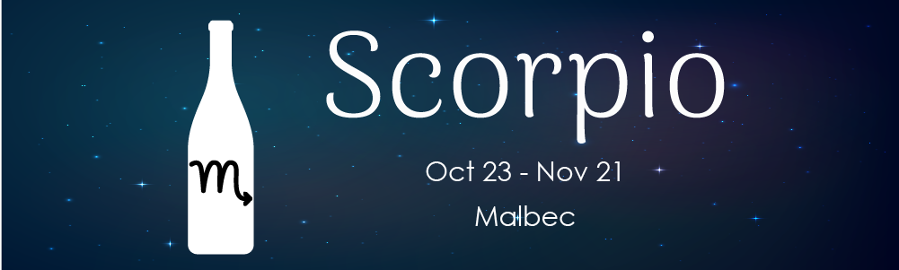 scorpio zodiac sign malbec wine
