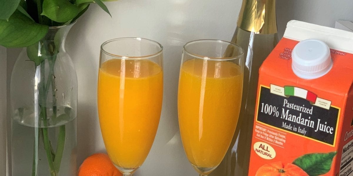 mandarin mimosa cocktails recipe