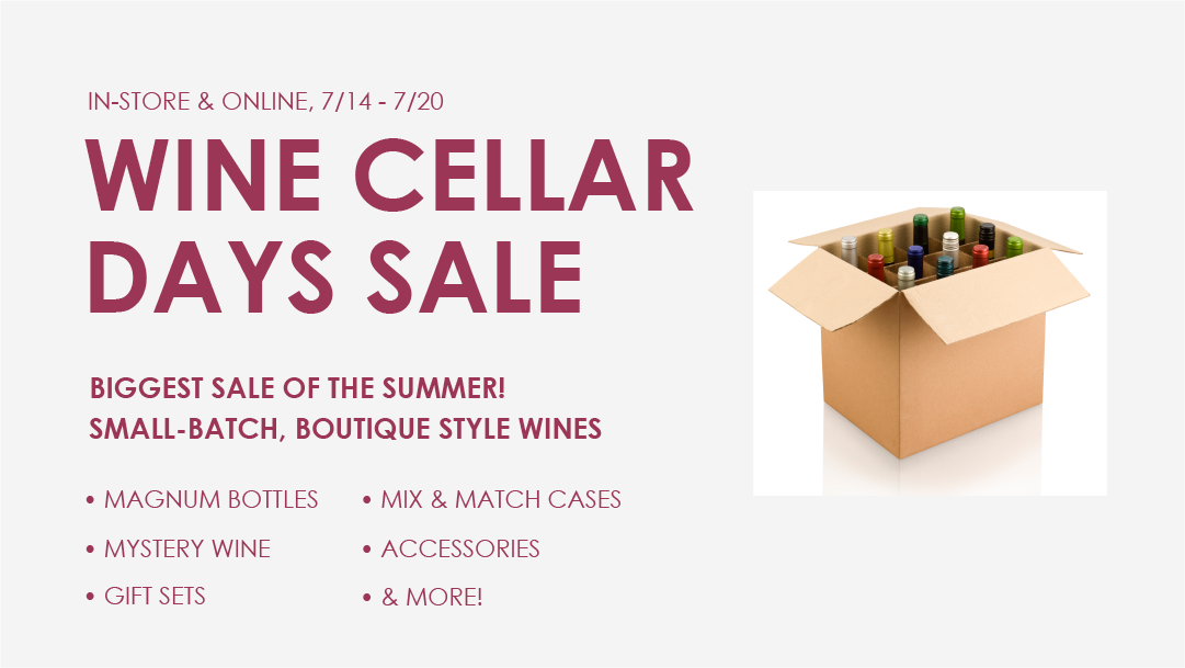 Wine Cellar Days sale