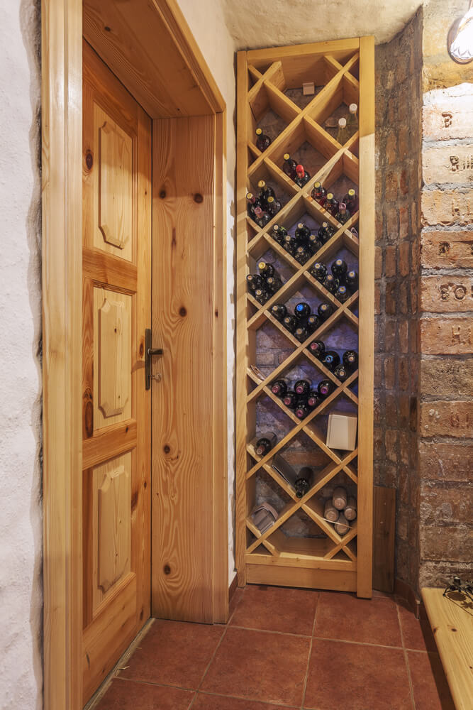 wine cellar in home