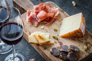 Italian wine and cheese