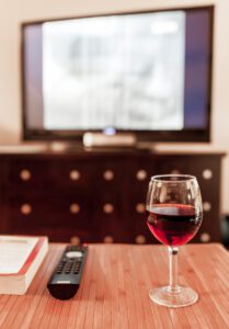 fall tv shows and wine